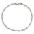 Sterling Silver Bead and Link Bracelet QG1629-7.25