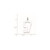 Sterling Silver/Rhodium-plated Elongated Number 57 Charm QES57