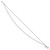 Sterling Silver Clear Crystal Beaded  Anklet QG1391-9