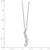 Sterling Silver CZ Journey Necklace QG2642-18