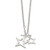 Sterling Silver Fancy Stars Necklace QG2472-16