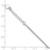 Sterling Silver Polished 9in Plus 1in ext. Anklet QG2758-9