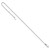 Sterling Silver Polished 9in Plus 1in ext. Anklet QG2758-9