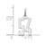 Sterling Silver/Rhodium-plated Elongated Number 54 Charm QES54