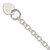 Sterling Silver Engraveable Heart Disc Toggle Bracelet QG2169-7.75