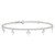 Sterling Silver Polished Dragonfly 9in Plus 1in Ext. Anklet QG2773-9
