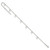 Sterling Silver Polished Dragonfly 9in Plus 1in Ext. Anklet QG2773-9