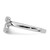 Sterling Silver Rhodium-plated Polished CZ Dragonfly Children's Ring QR6808-4