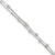 Sterling Silver Polished Beaded 2-strand 9 inch Plus 1 inch ext. Anklet QG4196-9