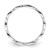 Sterling Silver Rhodium-plated Fancy Scalloped CZ Band QR6928-8