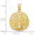 10K Polished Sand Dollar Charm 10K7637