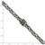 Sterling Silver Mens Antiqued Brushed Square Byzantine Bracelet QG5739-8.5