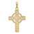 10K Diamond-cut Celtic Cross Pendant 10K5049