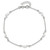 Sterling Silver Polished Dolphin 9in Plus1in Ext. Anklet QG3163-9