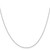 Sterling Silver 1mm Rhodium-plated Cable Chain QPE63R-24