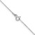 Sterling Silver 1mm Rhodium-plated Cable Chain QPE63R-24