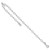 Sterling Silver 10inch Solid Polished Fancy Link Anklet QG667-10