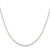 Sterling Silver 1mm Flat Link Cable Chain w/2in ext. QPE77E-18