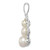 Sterling Silver FW Cultured Pearl Snowman Pendant QP792