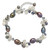 Sterling Silver Crystal /FW Cultured Pearl Bracelet QH2331-8