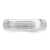 Sterling Silver Rhodium-plated 6mm Brushed Fancy Band Size 8.5 QWB105BRH-8.5