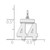 Sterling Silver/Rhodium-plated Polished Number 44 Charm QSS44