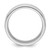 Sterling Silver Rhodium-plated 6mm Brushed Fancy Band Size 11.5 QWB109BRH-11.5