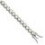 Sterling Silver Rhodium-plated Beaded White Created Opal Inlay Bracelet QG5925-7