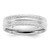 Sterling Silver Rhodium-plated 6mm Polished Fancy Band Size 13 QWB116RH-13