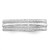 Sterling Silver Rhodium-plated 6mm Polished Fancy Band Size 8.5 QWB116RH-8.5