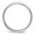 Sterling Silver Rhodium-plated 6mm Polished Fancy Band Size 7.5 QWB116RH-7.5