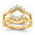 14K Lab Grown Diamond VS/SI FGH Guard RM3101B-035-7YLG