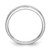 10K White Gold 1/10 carat Diamond Trio Ladies Complete Wedding Band RM3162B-L-100-0WAA
