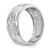 10K White Gold 1/8 carat Diamond Trio Men's Complete Wedding Band RM3162B-G-013-0WAA