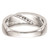 10K White Gold 1/20 carat Diamond Trio Ladies Complete Wedding Band RM3165B-L-005-0WAA