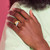 14k Two-tone Polished Bypass Ring R875
