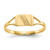 14k Childs Polished & Satin Ring R207