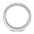 Sterling Silver Rhodium-plated 6mm Brushed Fancy Band Size 12.5 QWB110BRH-12.5
