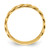 14k Polished 4mm Curb Link Ring Size 8 R970-8