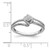 10k White Gold Halo Cluster 1/10 carat Diamond Complete Engagement Ring RM6396E-010-0WAA