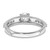 14K White Gold Lab Grown Diamond VS/SI FGH Complete Engagement Ring RM6551E-045-CWLG