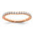 10K Rose Gold Lab Grown Diamond VS/SI FGH Wedding Band RM6515B-033-C0RLG