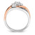 14K Two-Tone Lab Grown VS/SI FGH Dia Complete Engagement Ring RM6423E-025-CWRLG