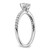 14K White Gold Lab Grown Diamond VS/SI FGH Semi-mount Eng Ring RM6634E-075-6WLG