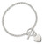 Sterling Silver Fancy Engraveable Heart Bracelet QG2172-7.5