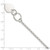 Sterling Silver Fancy Engraveable Heart Bracelet QG2172-7.5