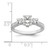 Brilliant Embers Sterling Silver Rhodium-plated 45 Stone Micro Pav CZ Ring QMP766-7