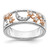 14k Two-tone Moon and Stars Diamond Band RM6820-020-WRA