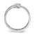 Sterling Silver Rhodium-plated Arrow Wrap Toe Ring QR6040