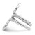 Sterling Silver Rhodium-plated Arrow Wrap Toe Ring QR6040